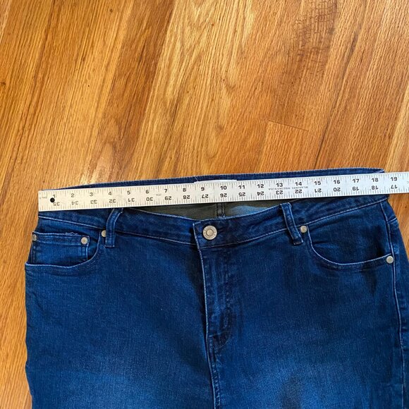 Eloquii Olivia Sculpting High Rise Skinny Jean Size 18 Regular Dark Wash EUC - Picture 10 of 11